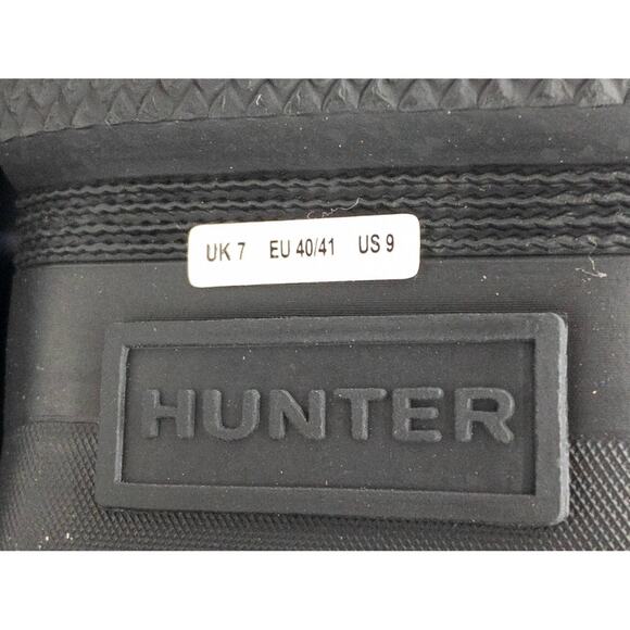 Authentic Hunter Original Tall Matte Black Rain Boots 9 Women's - Picture 11 of 12